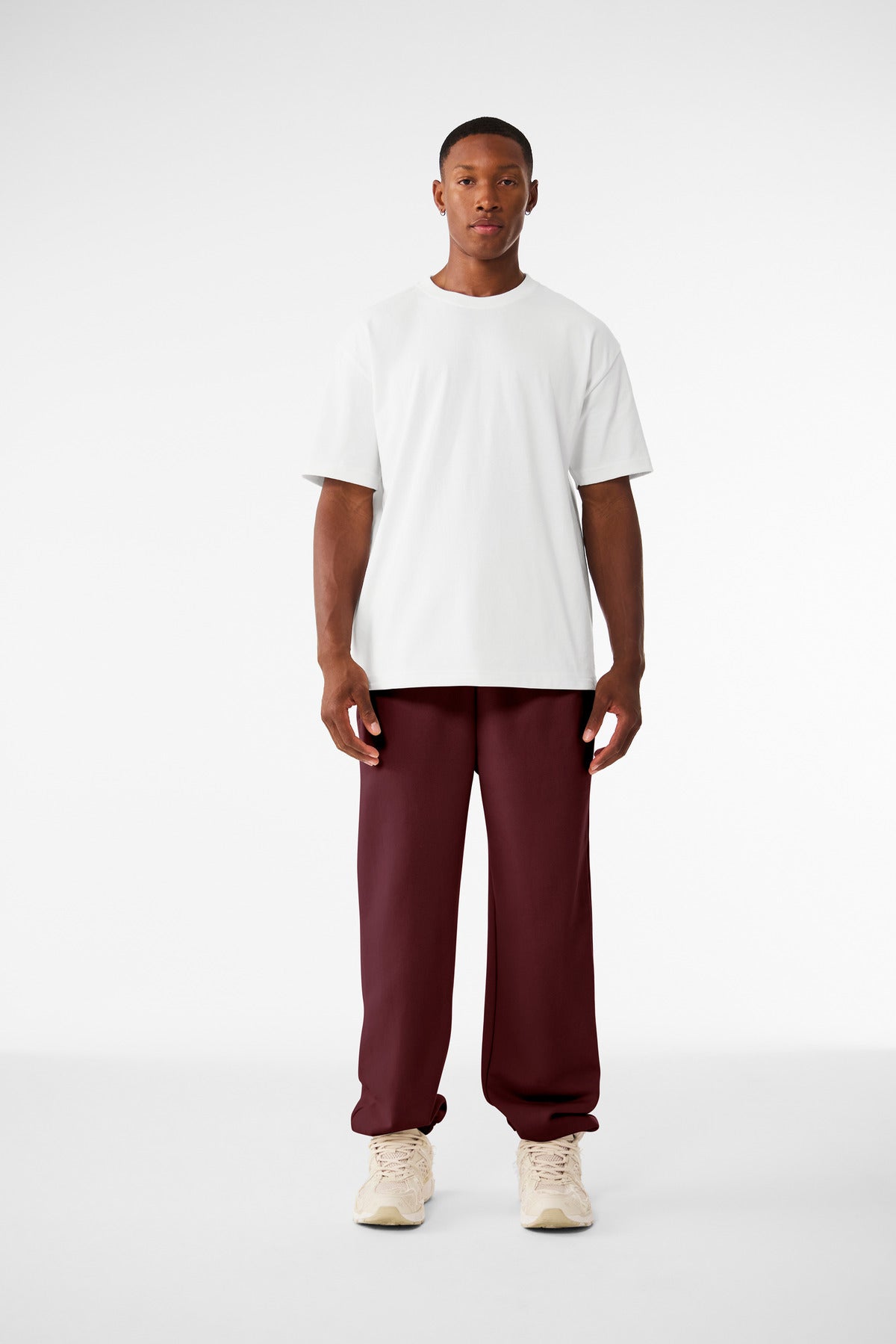 Custom Maroon Unisex 10-Ounce Heavyweight Sweatpant BC4737, personalized by SanCanDo Swag in Argyle, TX
