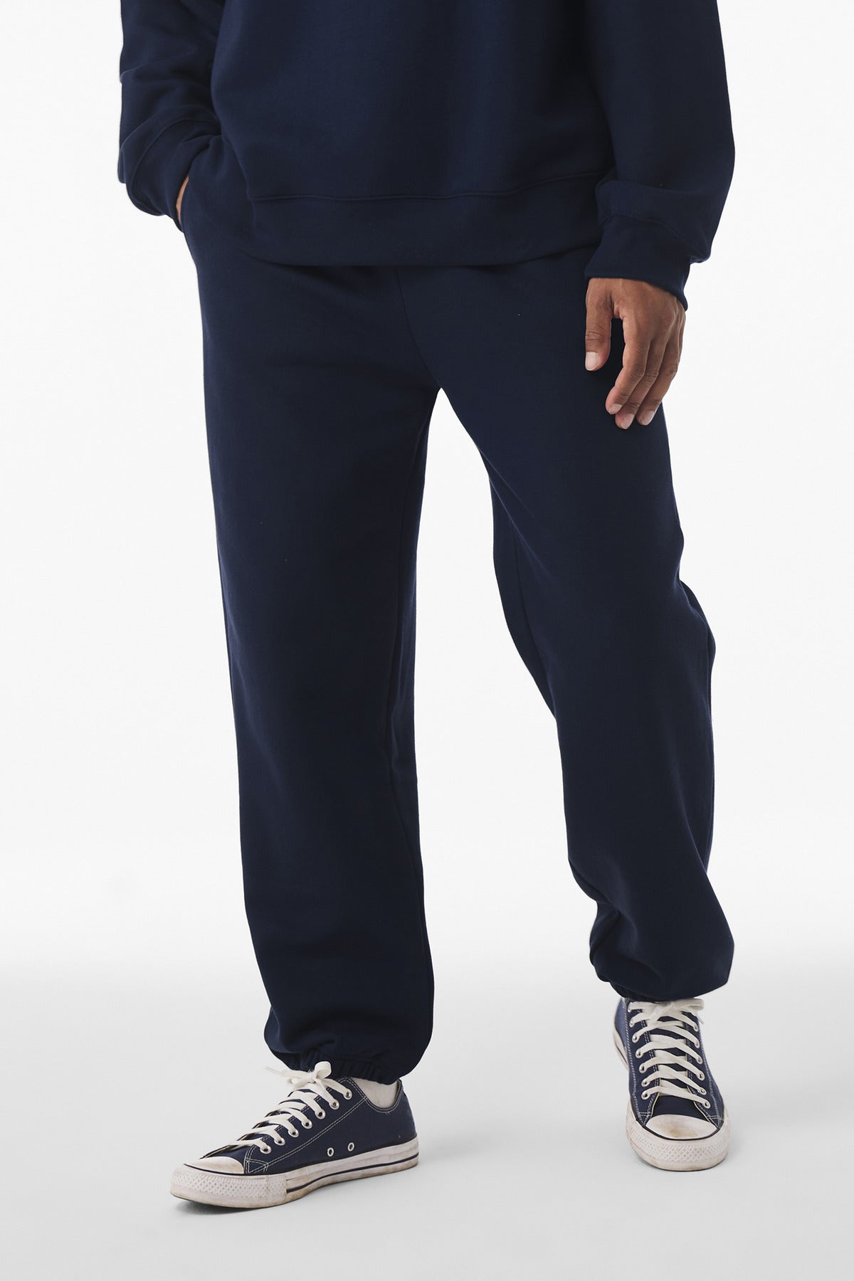 Custom Navy Unisex 10-Ounce Heavyweight Sweatpant BC4737, personalized by SanCanDo Swag in Argyle, TX