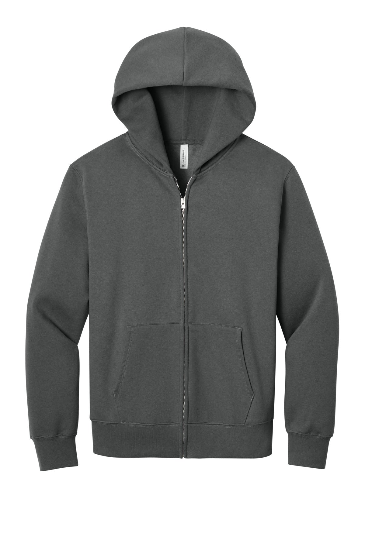 Custom Asphalt 10-Ounce Heavyweight Full-Zip Hoodie BC4739, personalized by SanCanDo Swag in Argyle, TX