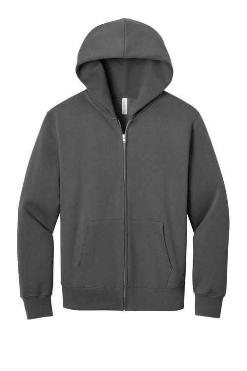 Custom Asphalt 10-Ounce Heavyweight Full-Zip Hoodie BC4739, personalized by SanCanDo Swag in Argyle, TX