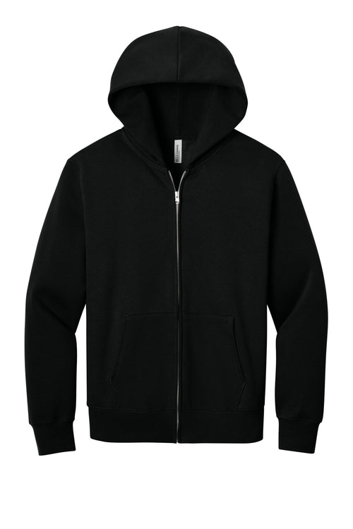 Custom Black 10-Ounce Heavyweight Full-Zip Hoodie BC4739, personalized by SanCanDo Swag in Argyle, TX