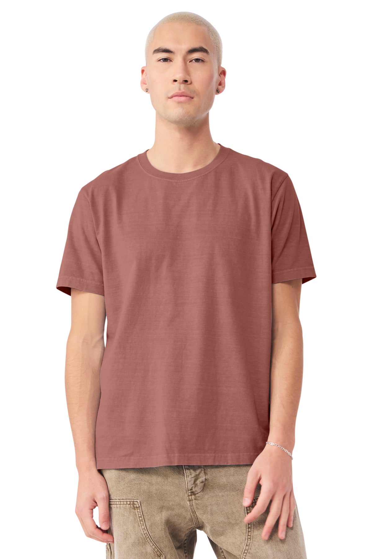 Custom Washed Chestnut Unisex Heavyweight Garment-Dyed Tee BC4810GD, personalized by SanCanDo Swag in Argyle, TX