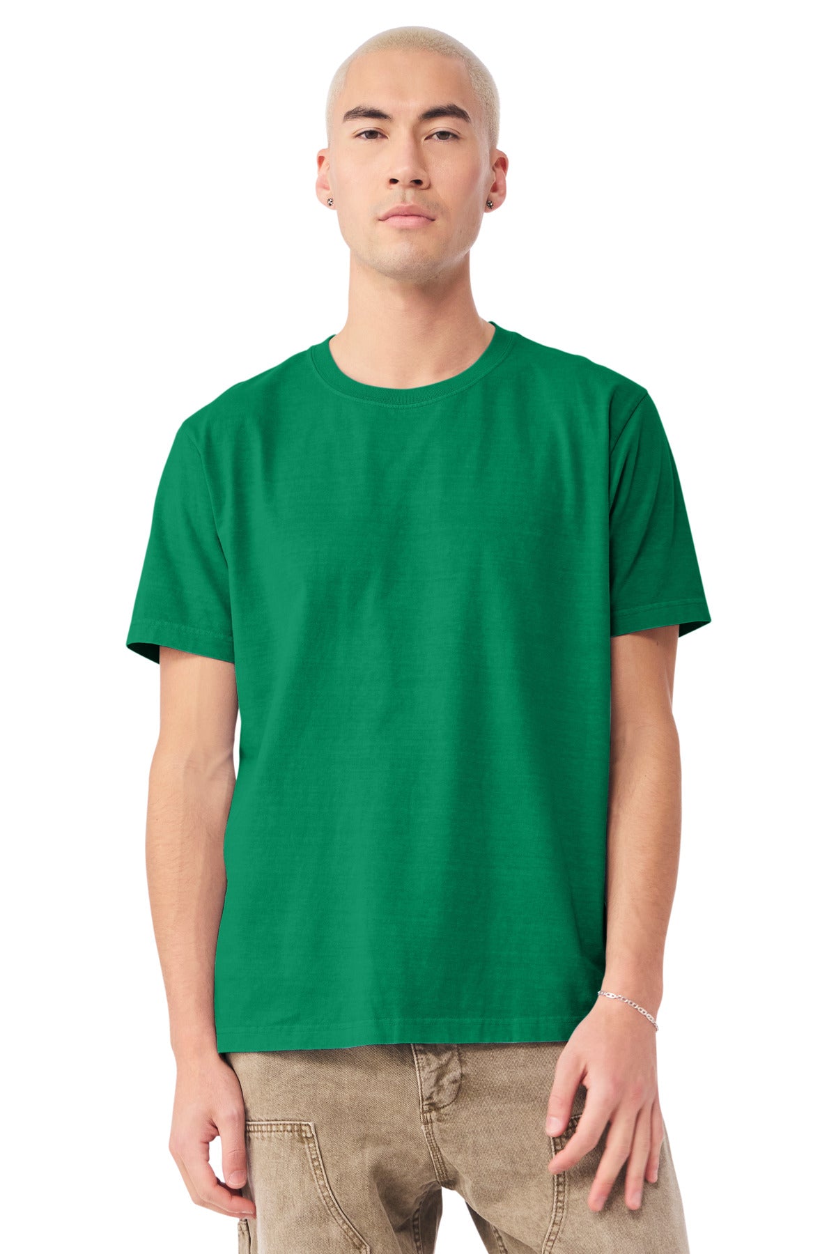 Custom Washed Kelly Unisex Heavyweight Garment-Dyed Tee BC4810GD, personalized by SanCanDo Swag in Argyle, TX