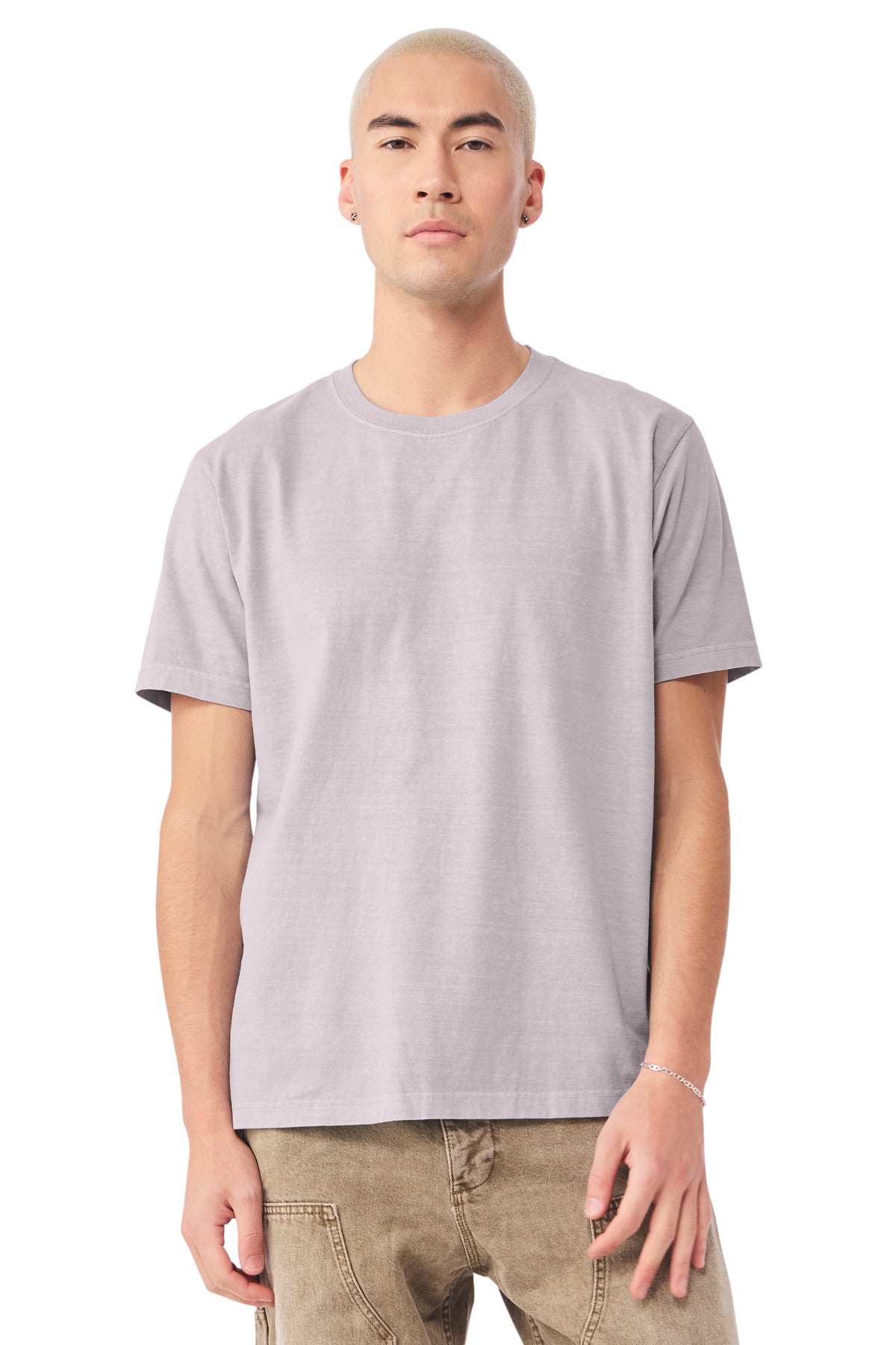 Custom Washed Lavender Unisex Heavyweight Garment-Dyed Tee BC4810GD, personalized by SanCanDo Swag in Argyle, TX