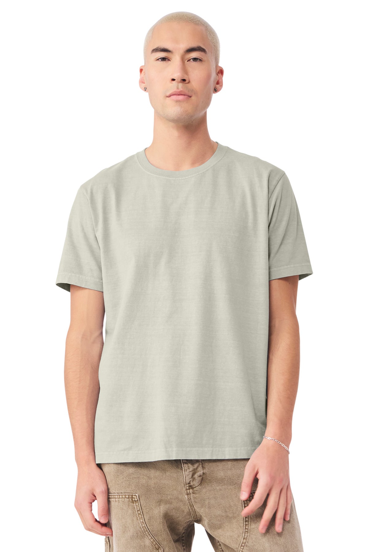 Custom Washed Thyme Unisex Heavyweight Garment-Dyed Tee BC4810GD, personalized by SanCanDo Swag in Argyle, TX