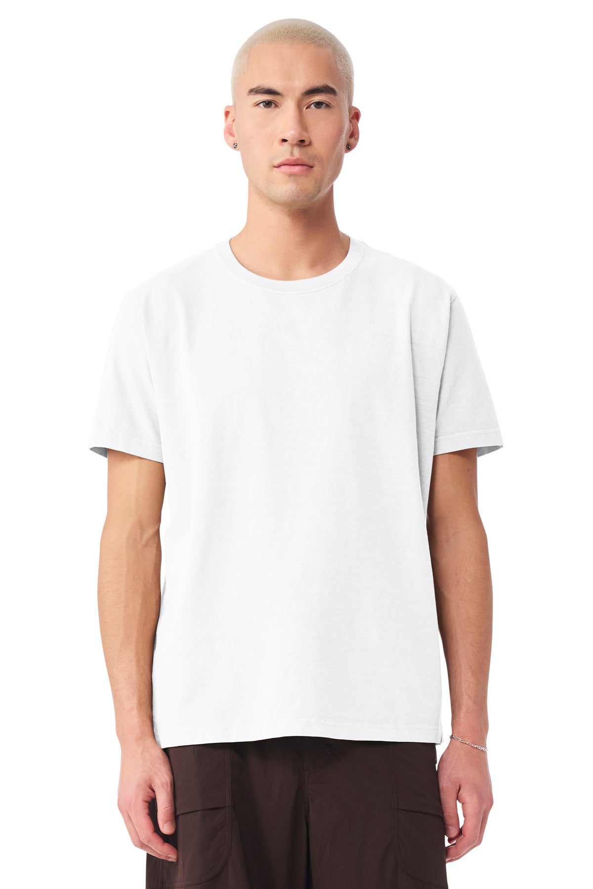 Custom White Unisex Heavyweight Garment-Dyed Tee BC4810GD, personalized by SanCanDo Swag in Argyle, TX