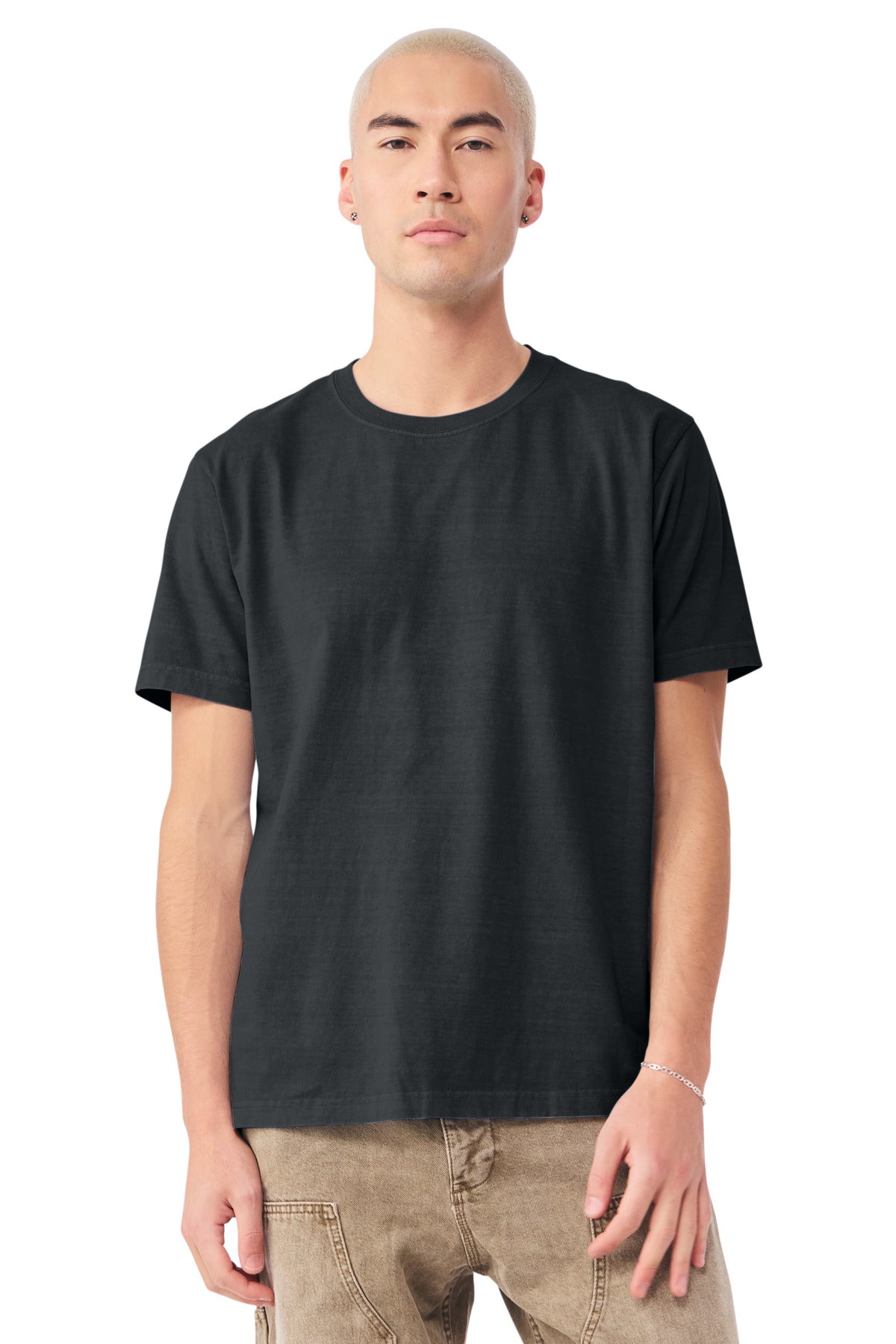Custom Washed Black Unisex Heavyweight Garment-Dyed Tee BC4810GD, personalized by SanCanDo Swag in Argyle, TX