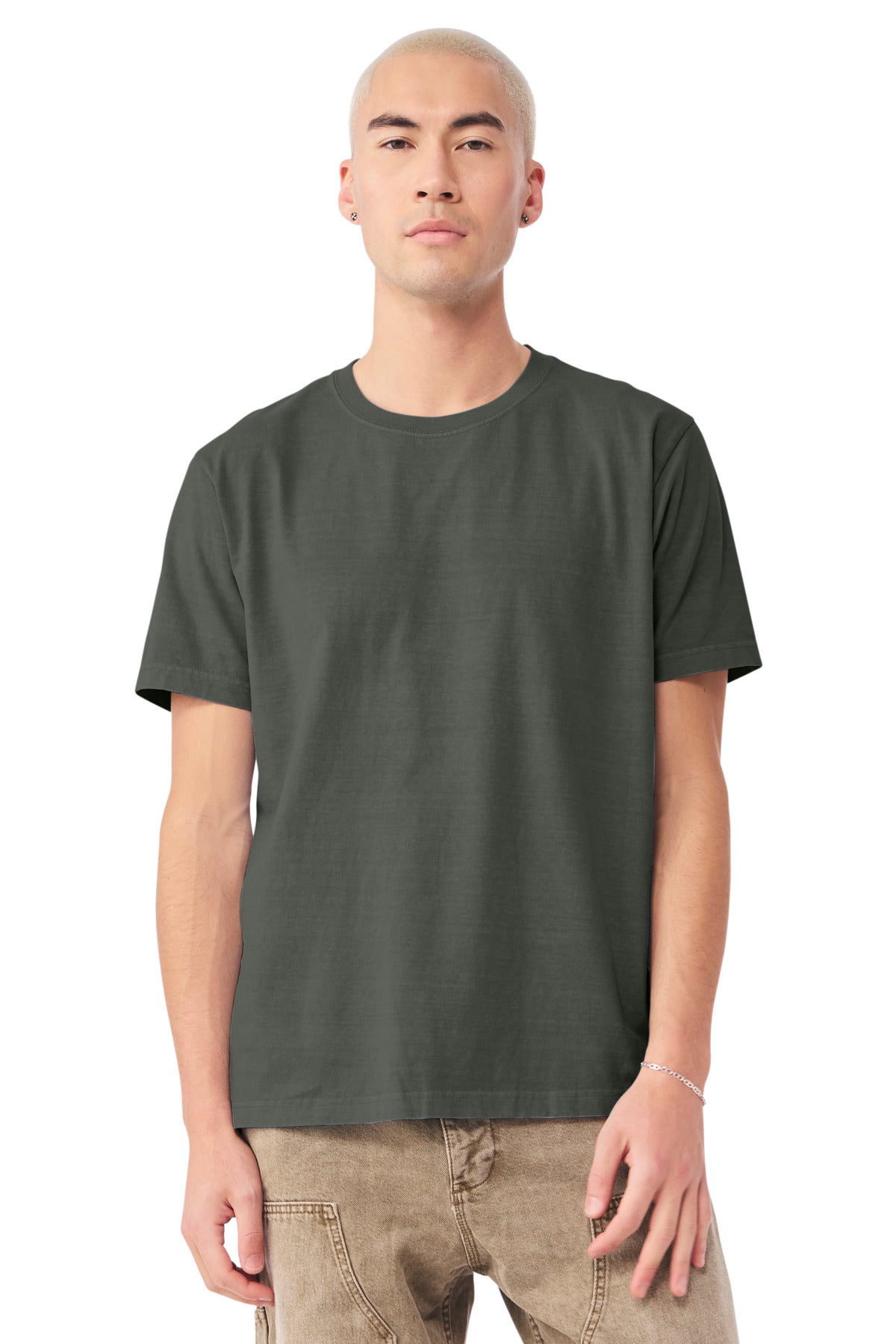 Custom Washed Charcoal Unisex Heavyweight Garment-Dyed Tee BC4810GD, personalized by SanCanDo Swag in Argyle, TX