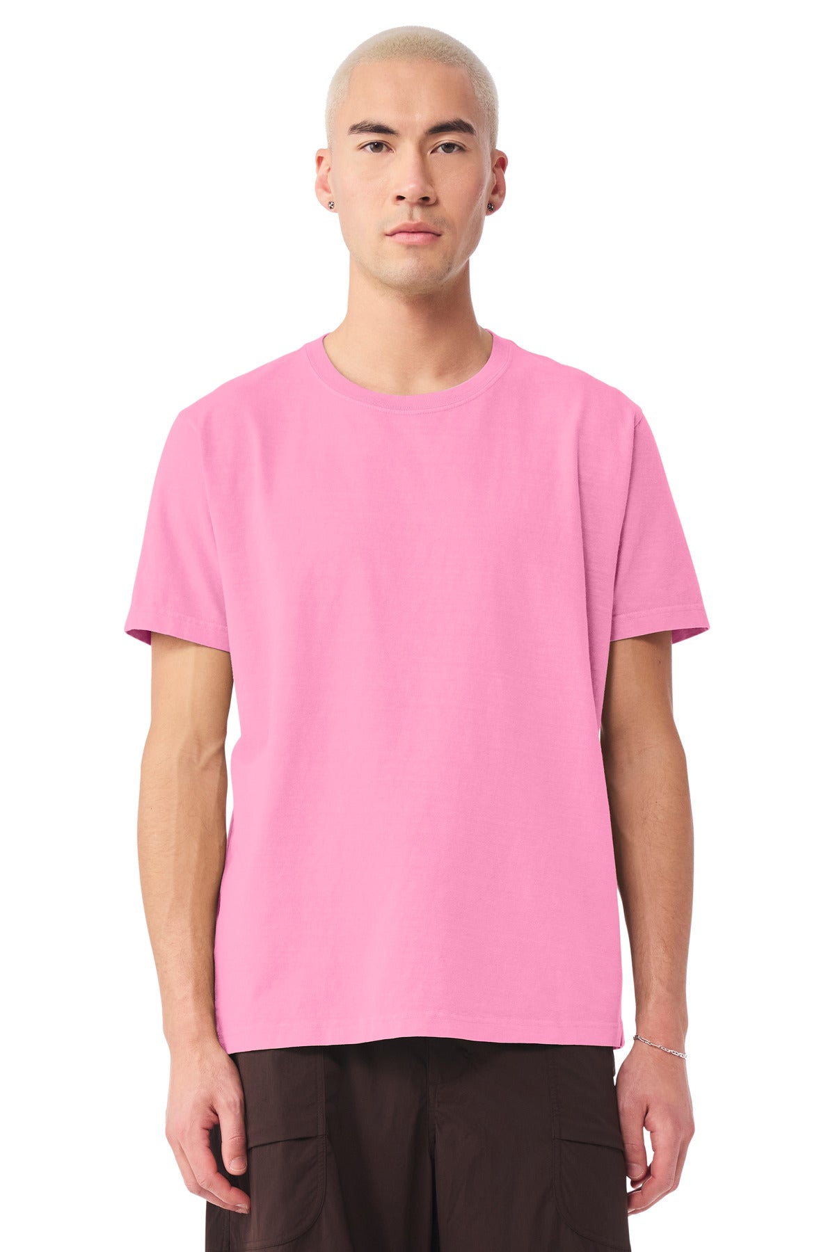 Custom Bubble Gum Unisex Heavyweight Garment-Dyed Tee BC4810GD, personalized by SanCanDo Swag in Argyle, TX