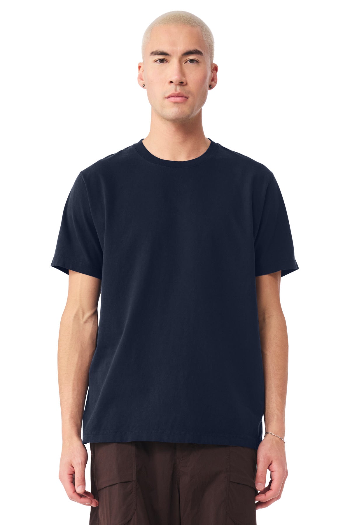 Custom Navy Unisex Heavyweight Garment-Dyed Tee BC4810GD, personalized by SanCanDo Swag in Argyle, TX