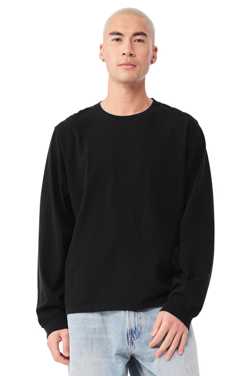 Custom Black Bella Garment-Dyed Long Sleeve 4851GD, personalized by SanCanDo Swag in Argyle, TX