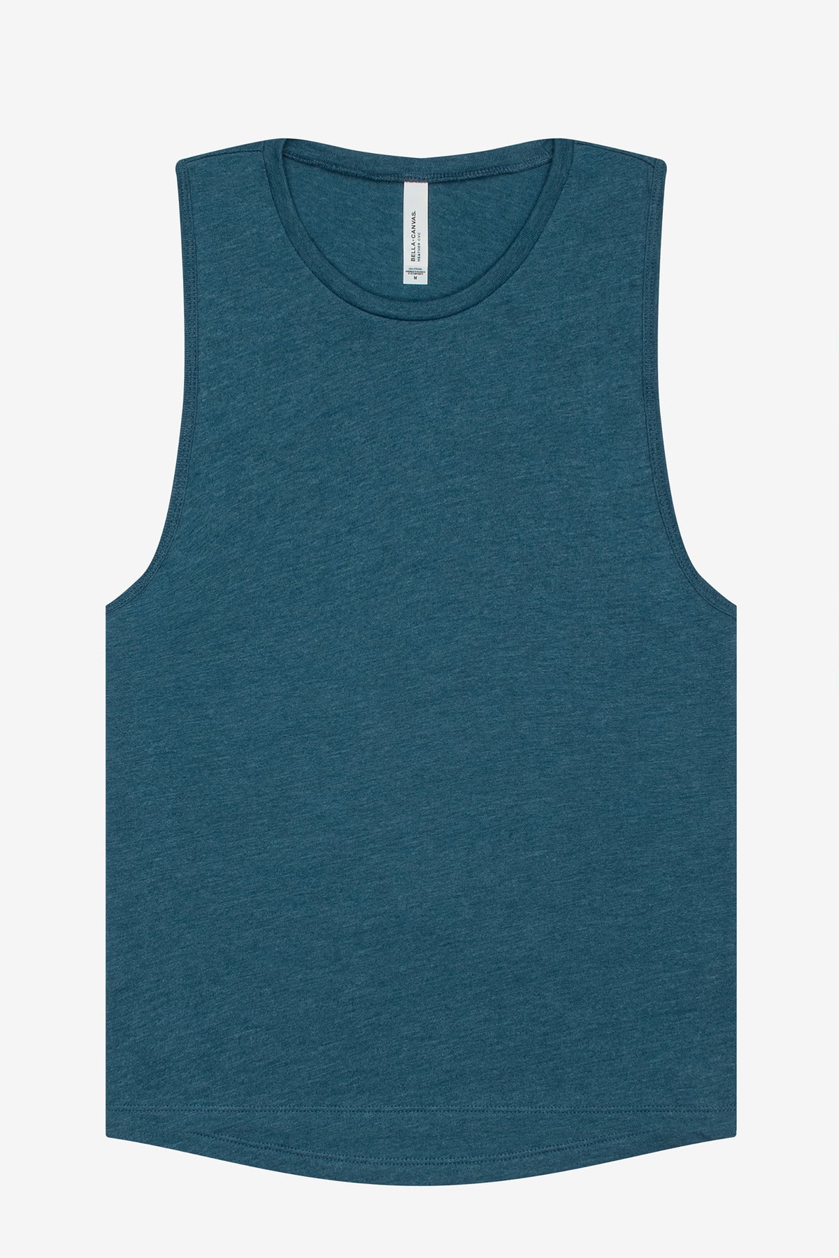 Custom Heather Deep Teal Women's Jersey Muscle Tank BC6003, personalized by SanCanDo Swag in Argyle, TX