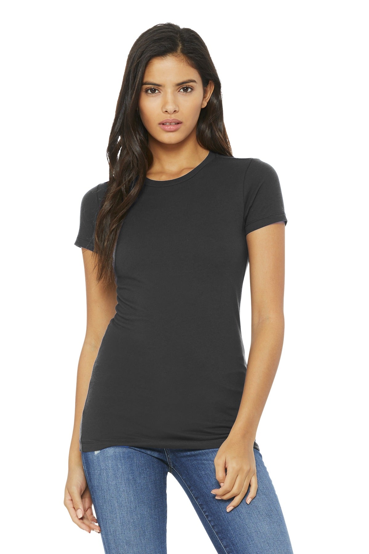 Custom Asphalt Women's Slim Fit Tee BC6004, personalized by SanCanDo Swag in Argyle, TX