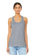 Custom Athletic Heather Women's Jersey Racerback Tank BC6008, personalized by SanCanDo Swag in Argyle, TX