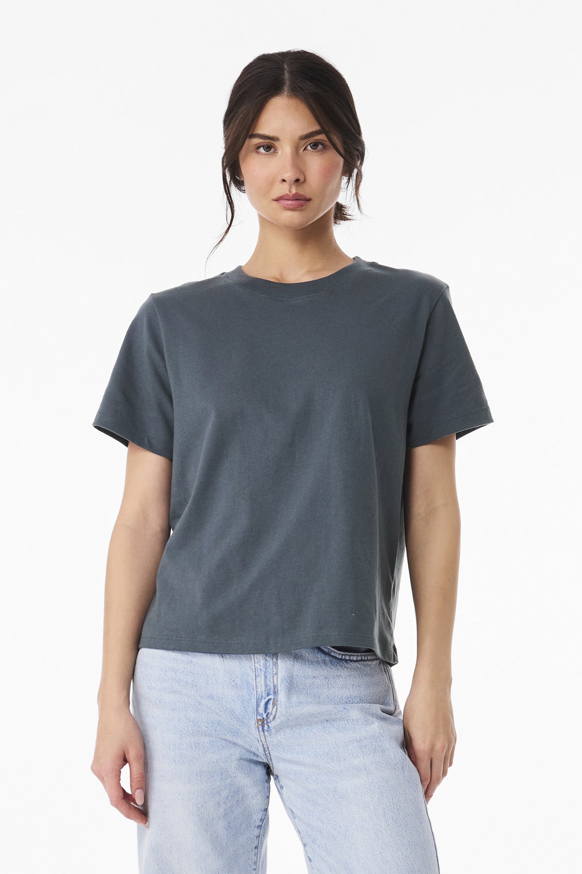Custom Vintage Navy Women's 6-Ounce Heavyweight Tee BC6110, personalized by SanCanDo Swag in Argyle, TX