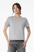 Custom Athletic Heather Women's 6-Ounce Heavyweight Tee BC6110, personalized by SanCanDo Swag in Argyle, TX