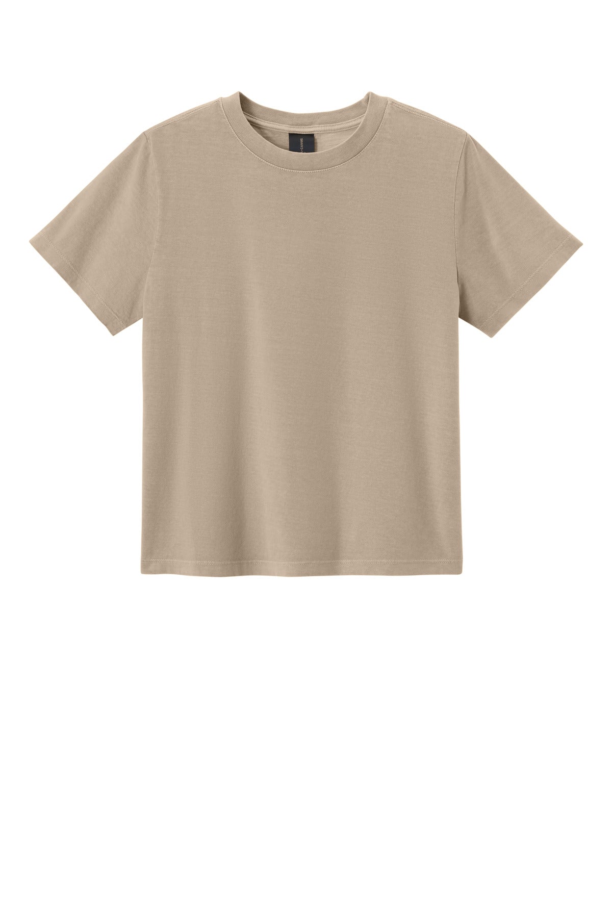 Custom Khaki Women's Heavyweight Garment-Dyed Tee BC6110GD, personalized by SanCanDo Swag in Argyle, TX