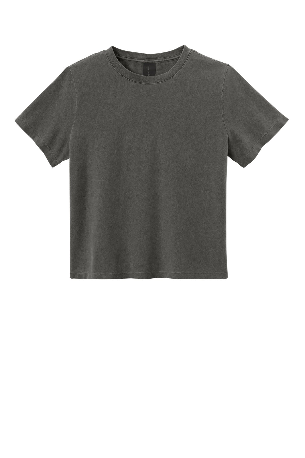 Custom Washed Charcoal Women's Heavyweight Garment-Dyed Tee BC6110GD, personalized by SanCanDo Swag in Argyle, TX