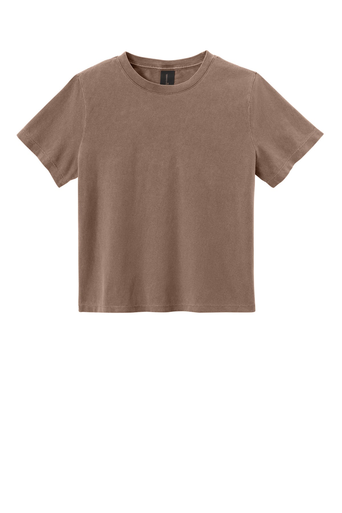 Custom Washed Cocoa Women's Heavyweight Garment-Dyed Tee BC6110GD, personalized by SanCanDo Swag in Argyle, TX