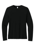 Custom Black Women's Jersey Long Sleeve Tee BC6500, personalized by SanCanDo Swag in Argyle, TX