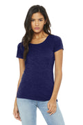 Custom Navy Triblend Women's Triblend Tee BC8413, personalized by SanCanDo Swag in Argyle, TX