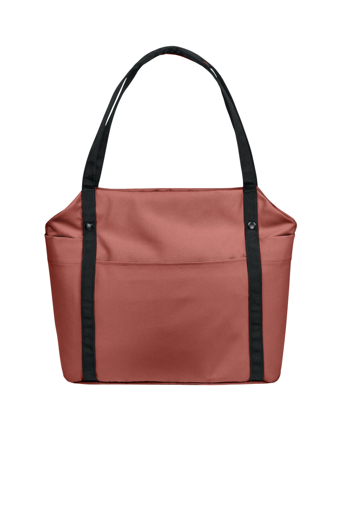 Canyon Clay | Front | Custom Canyon Clay Matte Oxford Tote BG472, personalized by SanCanDo Swag in Argyle, TX