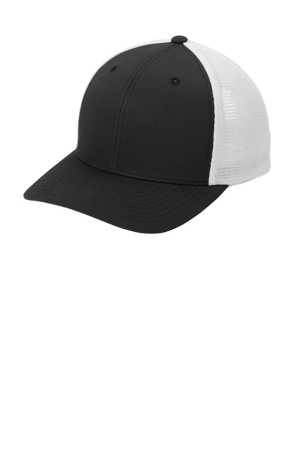 Custom Black/ White Flexfit 110 Mesh Cap C110, personalized by SanCanDo Swag in Argyle, TX