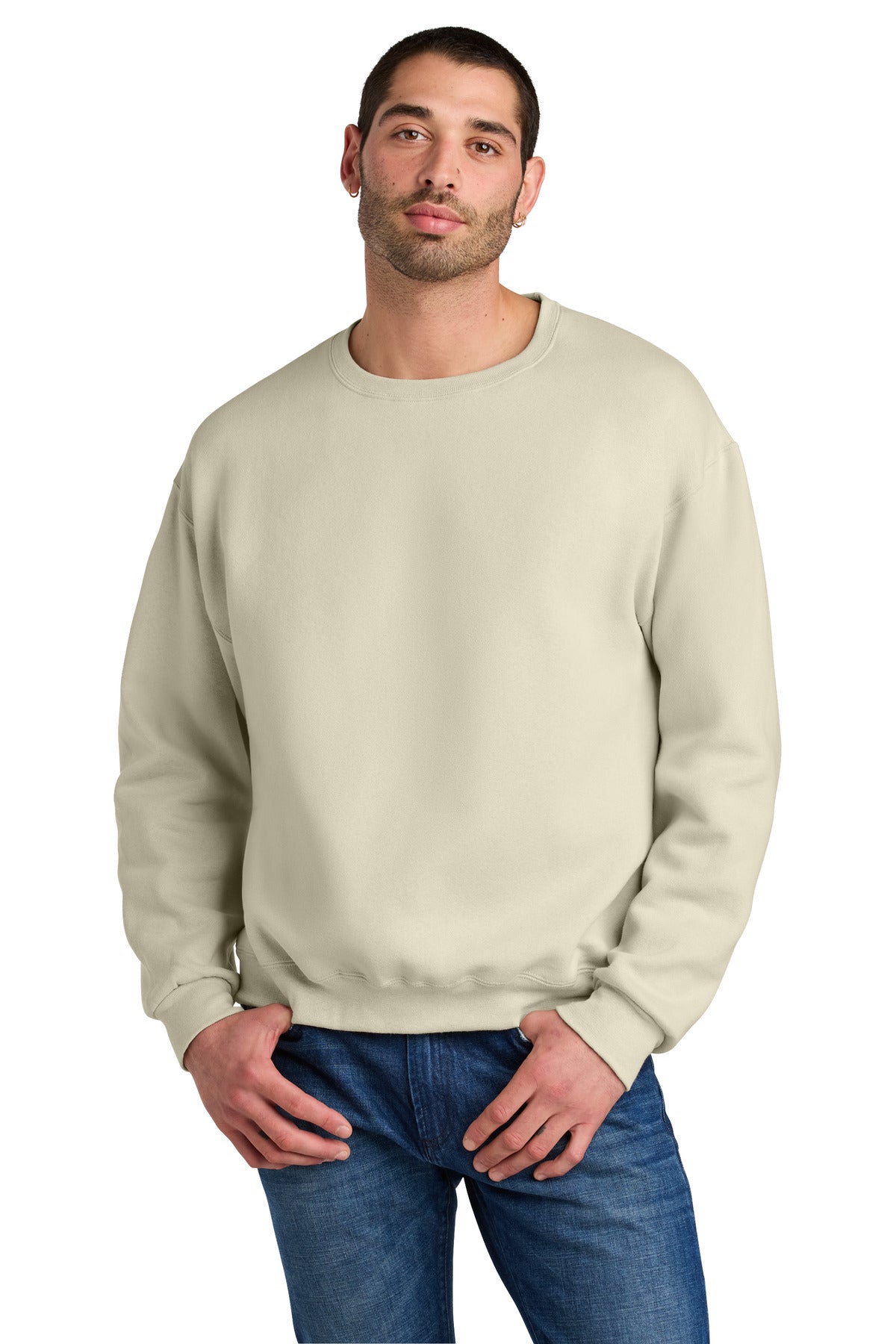 Custom Putty Rugged Unisex Crewneck C12M, personalized by SanCanDo Swag in Argyle, TX