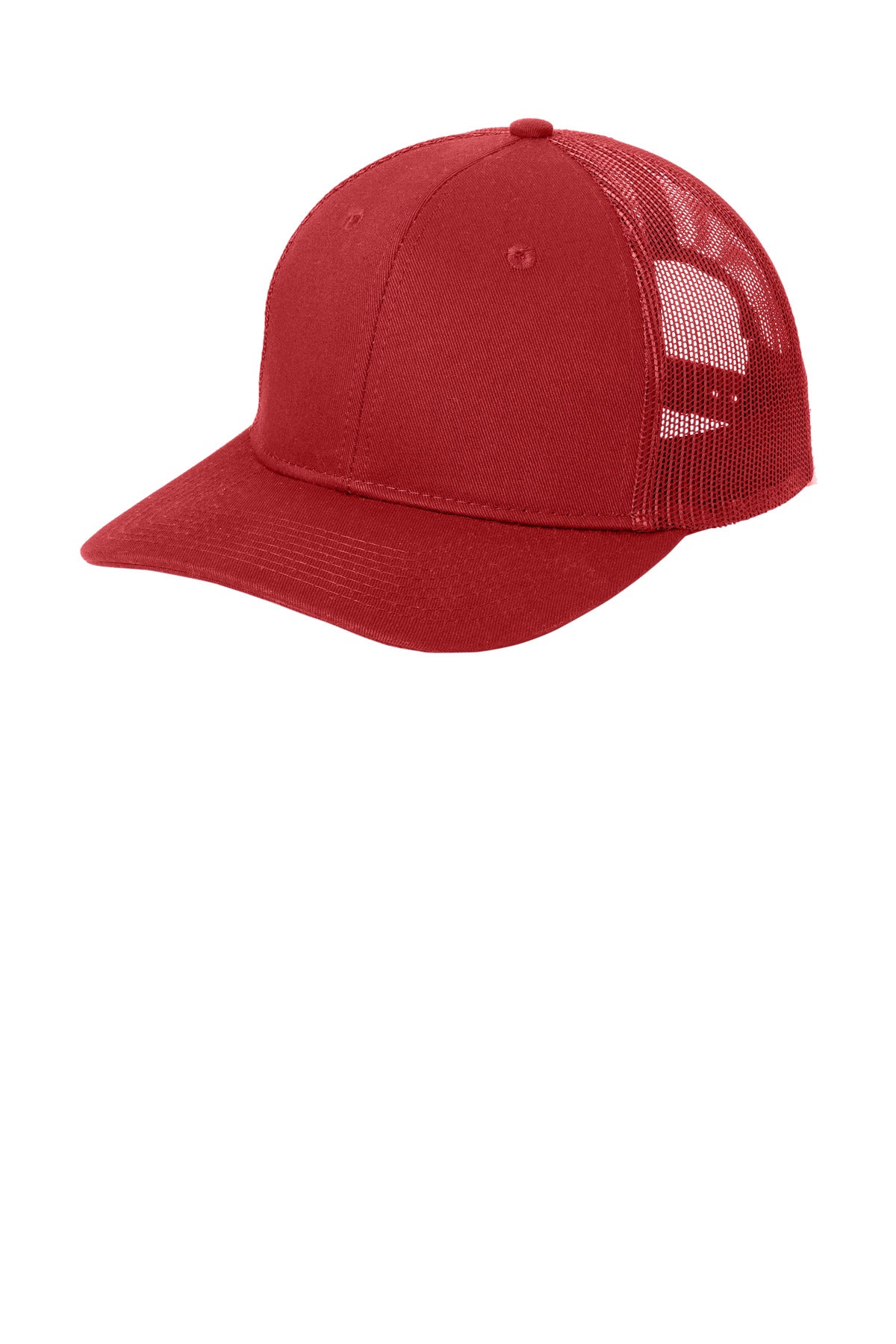 Custom Flame Red Snapback Trucker Cap C402, personalized by SanCanDo Swag in Argyle, TX