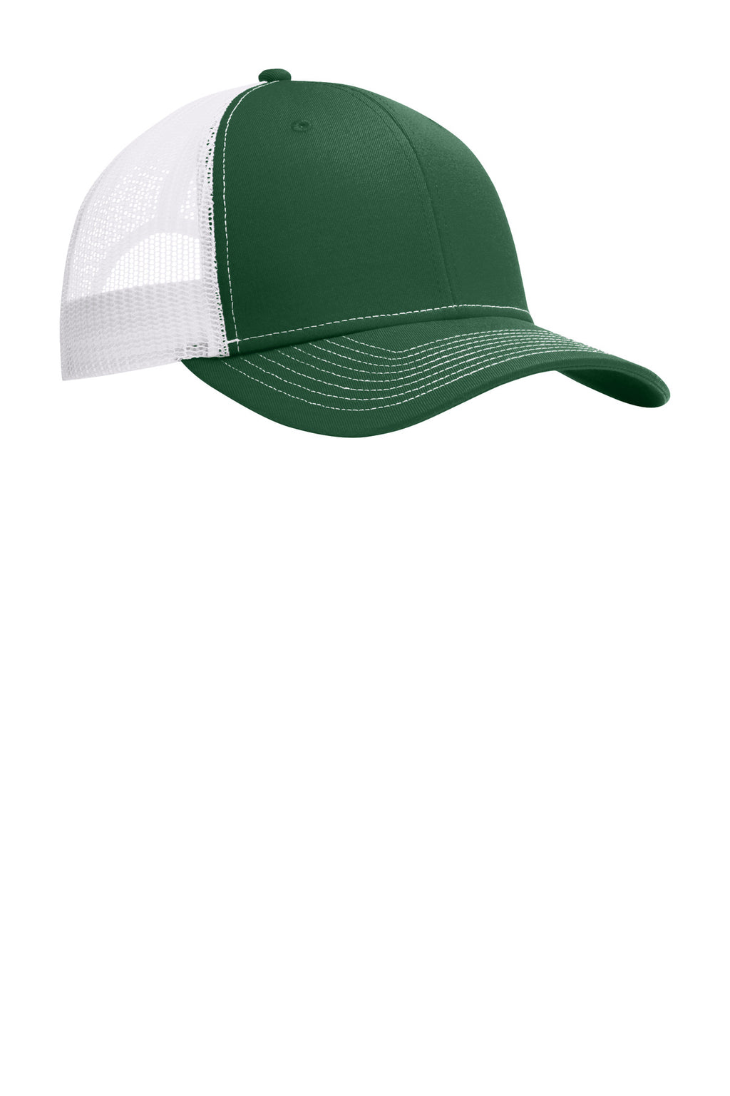 Custom Forest Green/ White Snapback Trucker Cap C402, personalized by SanCanDo Swag in Argyle, TX