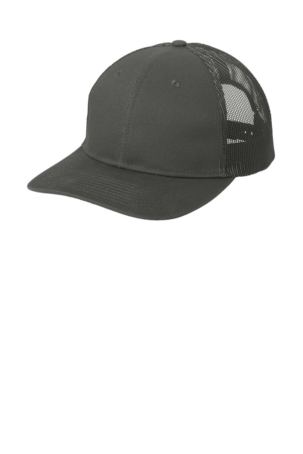 Custom Grey Steel Snapback Trucker Cap C402, personalized by SanCanDo Swag in Argyle, TX