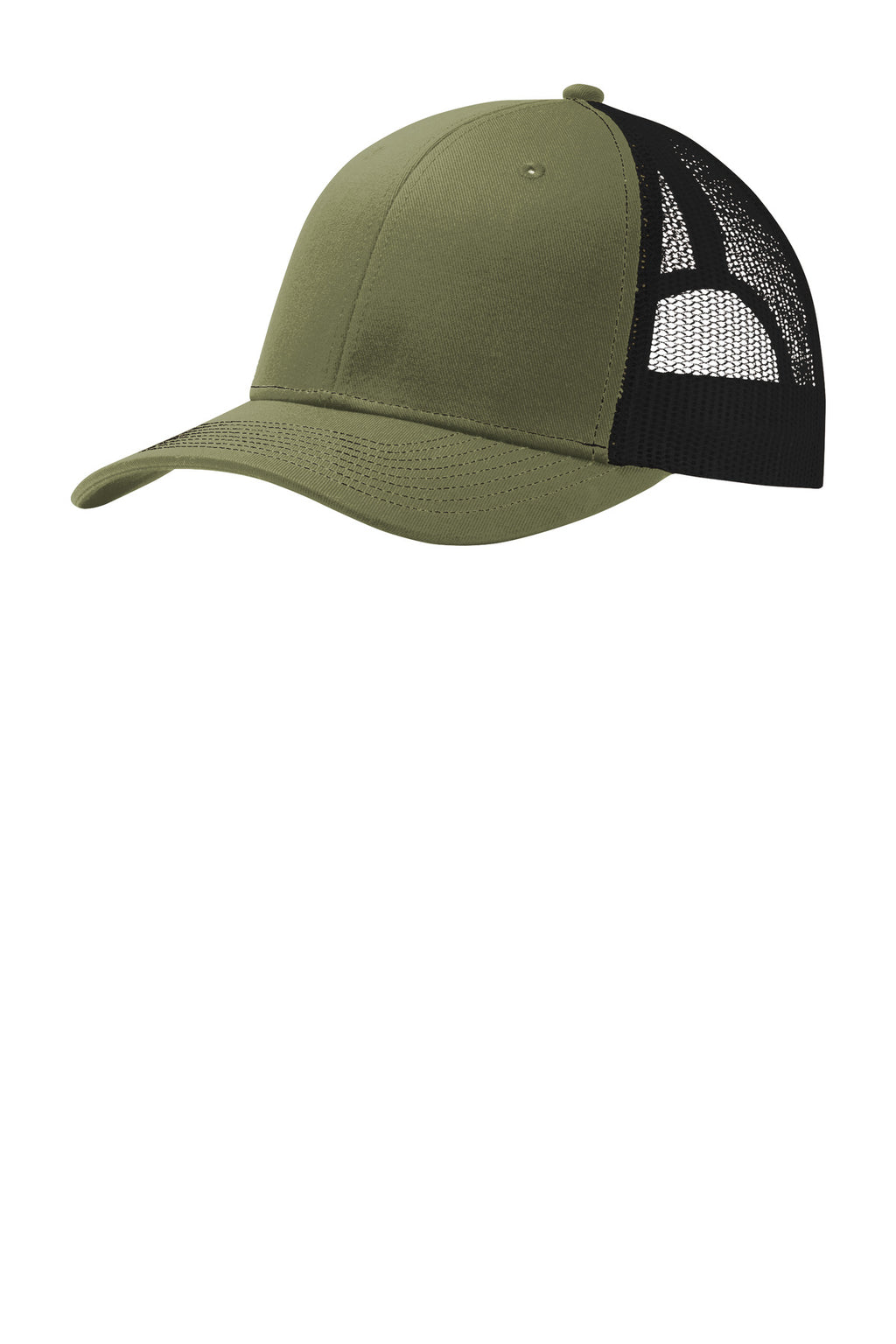 Custom Olive Drab Green/ Black Snapback Trucker Cap C402, personalized by SanCanDo Swag in Argyle, TX