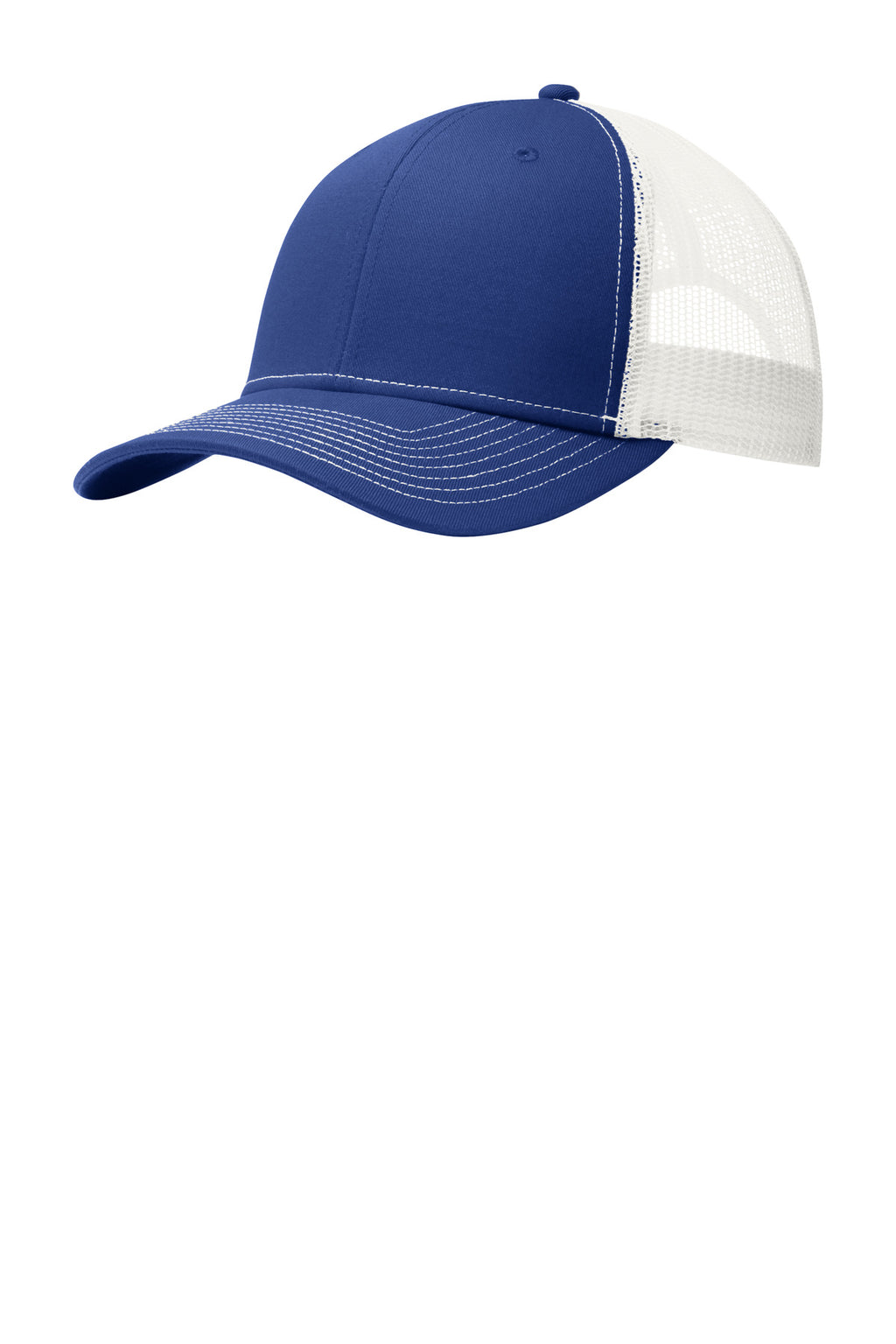 Custom Patriot Blue/ White Snapback Trucker Cap C402, personalized by SanCanDo Swag in Argyle, TX