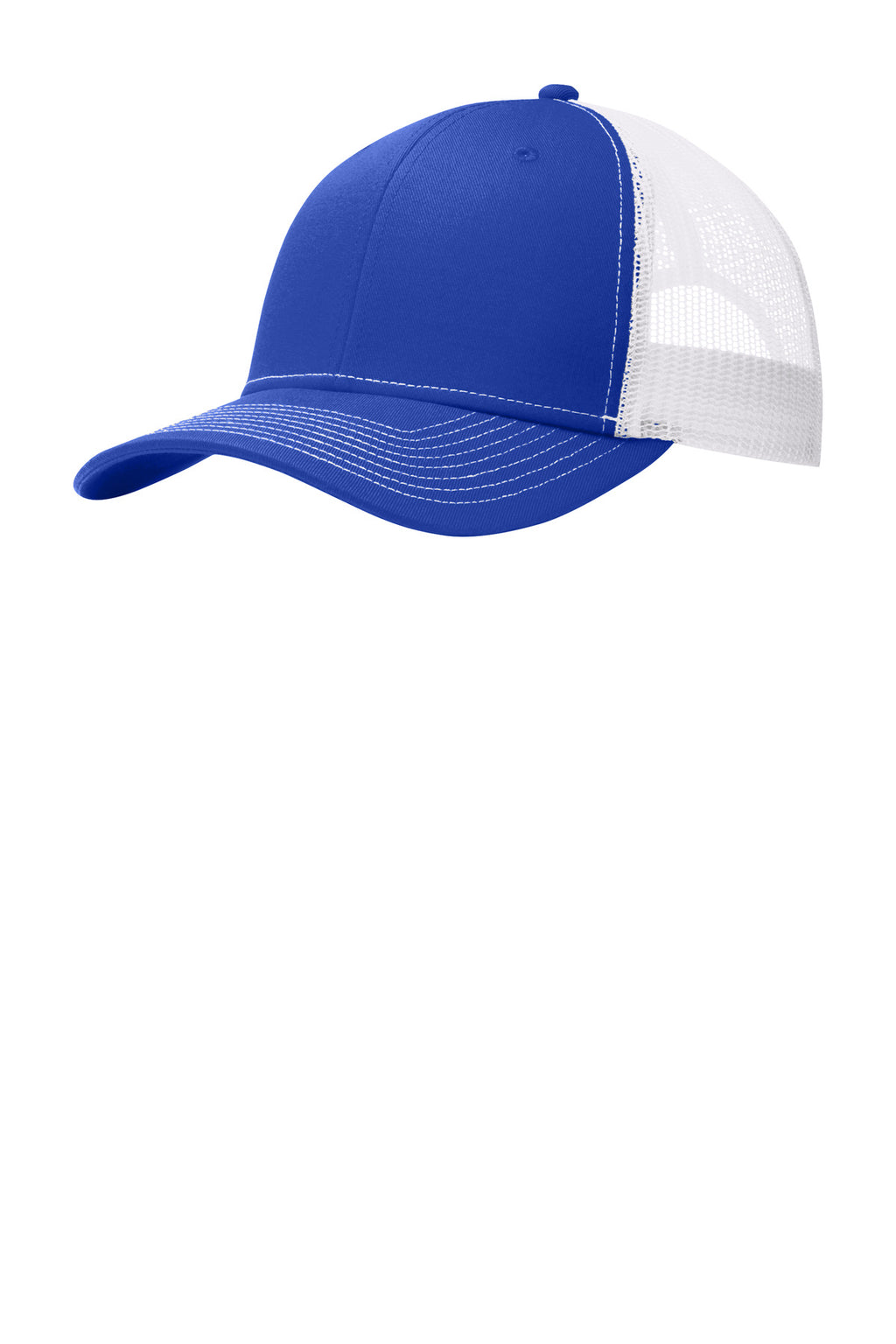 Custom True Royal/ White Snapback Trucker Cap C402, personalized by SanCanDo Swag in Argyle, TX