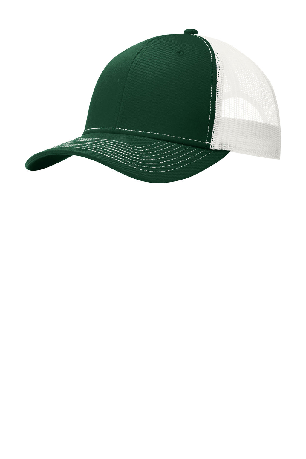 Custom Dark Green/ White Snapback Trucker Cap C402, personalized by SanCanDo Swag in Argyle, TX