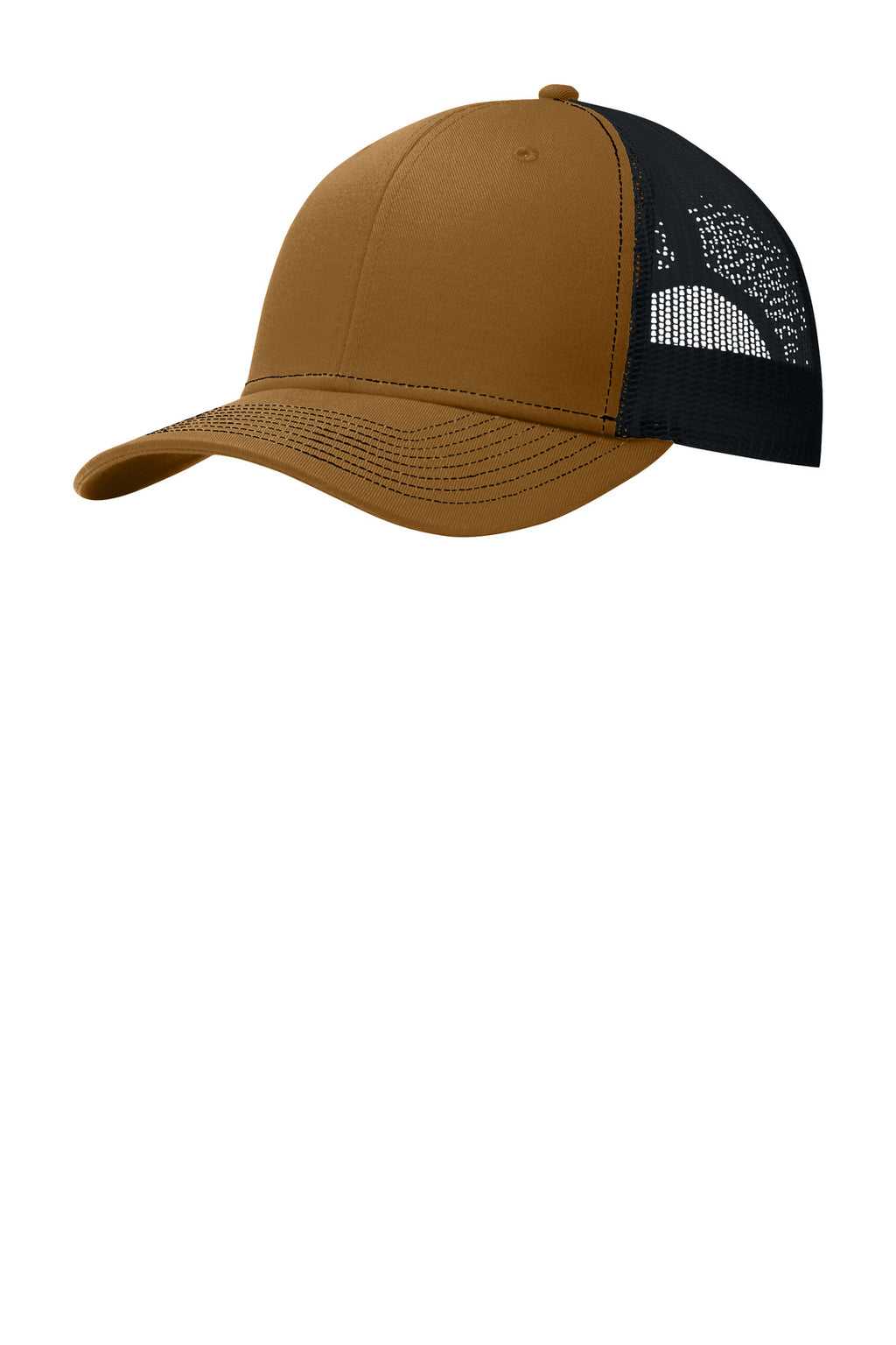 Custom Duck Brown/ Black Snapback Trucker Cap C402, personalized by SanCanDo Swag in Argyle, TX