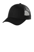 Custom Black Low-Profile Snapback Trucker Cap C402LP, personalized by SanCanDo Swag in Argyle, TX