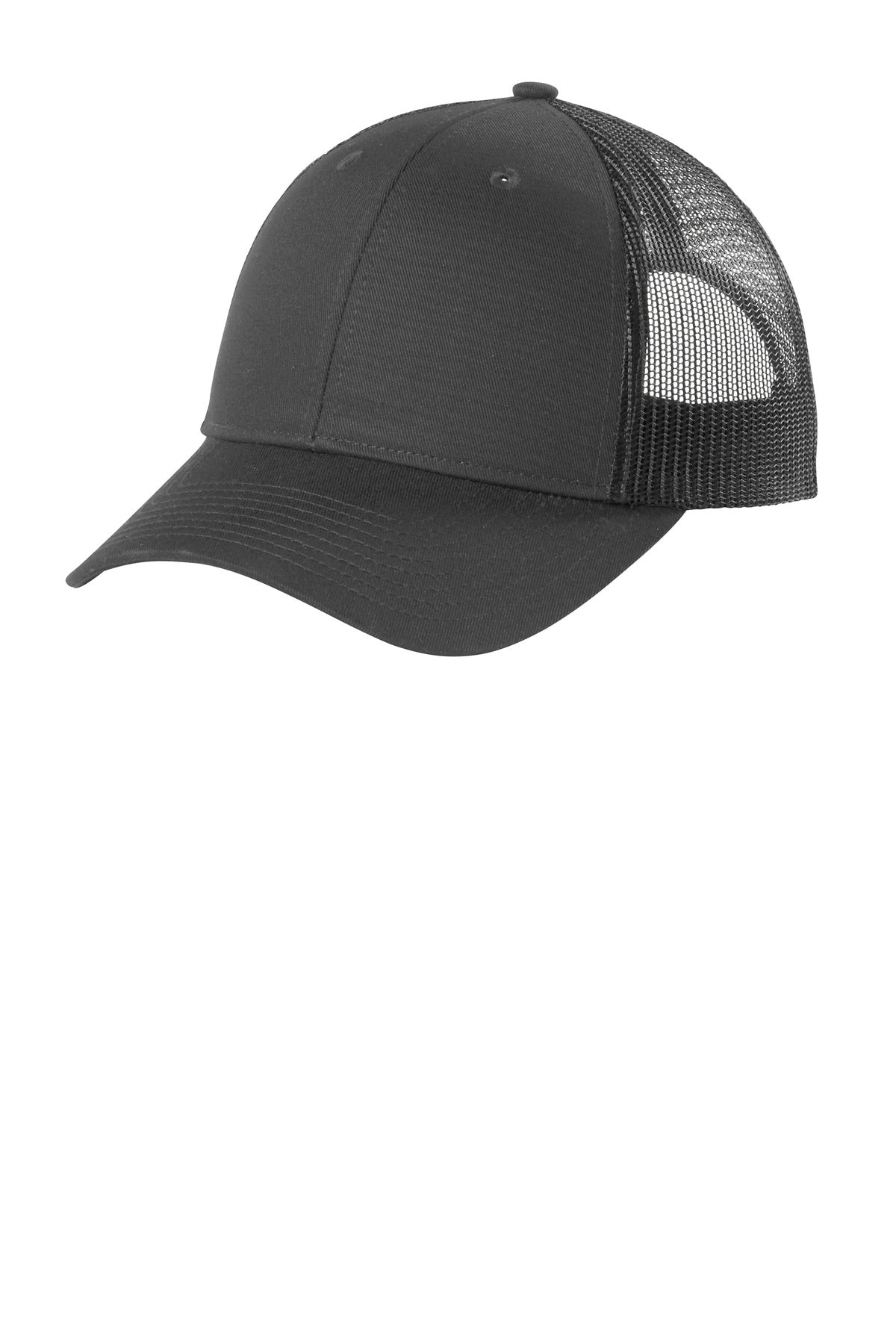 Custom Grey Steel Low-Profile Snapback Trucker Cap C402LP, personalized by SanCanDo Swag in Argyle, TX