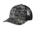 Custom Black Digi/ Black Digi Camo Snapback Trucker Cap C404, personalized by SanCanDo Swag in Argyle, TX