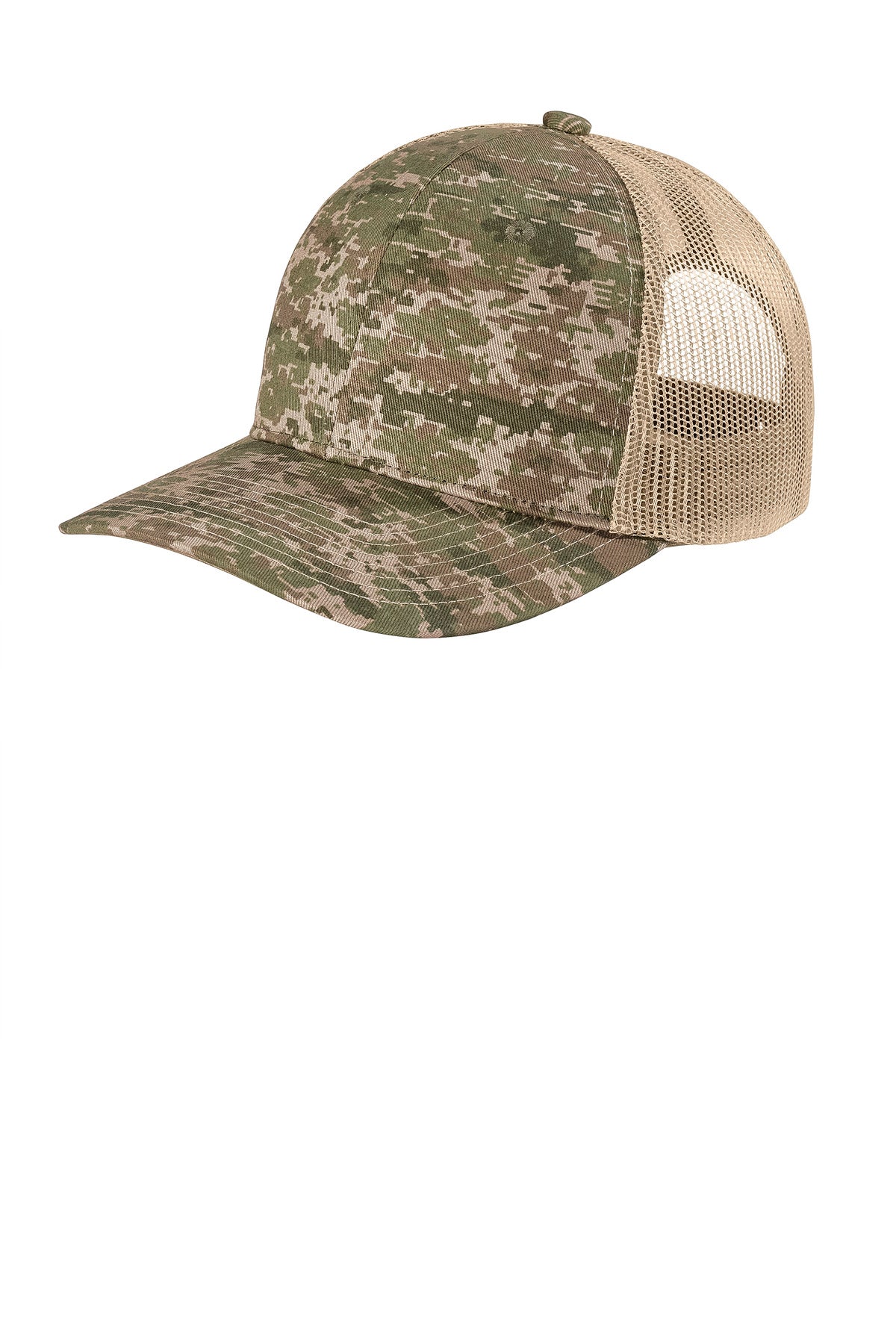 Custom Olive Drab Green Digi/ Coyote Brown Digi Camo Snapback Trucker Cap C404, personalized by SanCanDo Swag in Argyle, TX