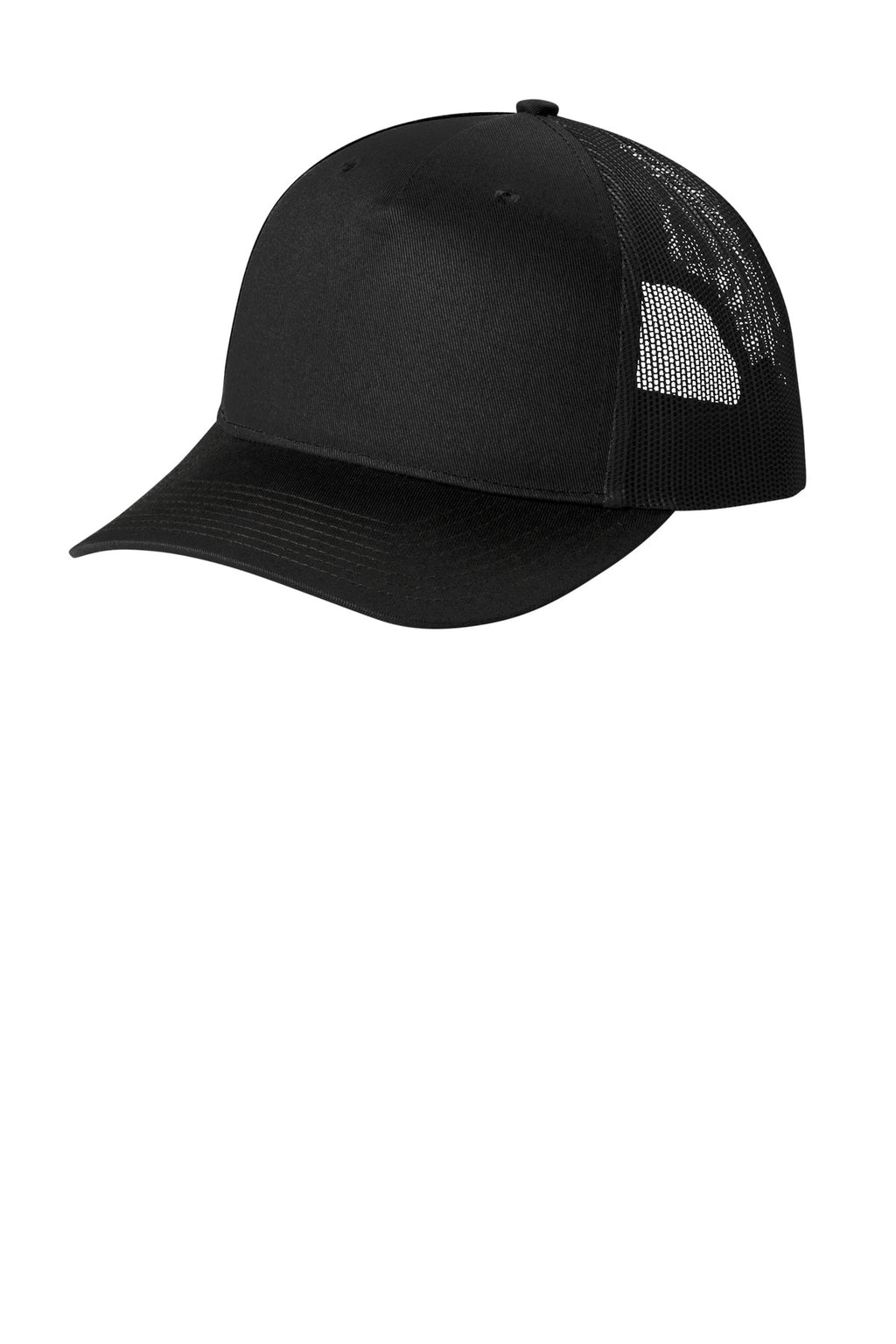 Custom Black Snapback Five-Panel Trucker Cap C405, personalized by SanCanDo Swag in Argyle, TX