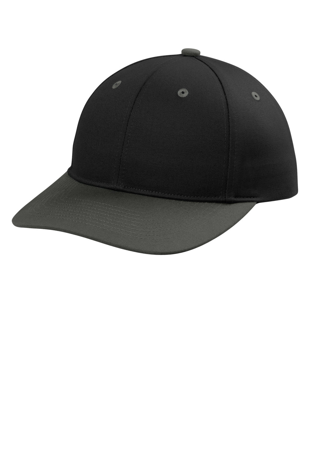 Custom Black/ Grey Steel Snapback Cap C408, personalized by SanCanDo Swag in Argyle, TX