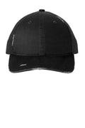 Custom Black/ Black Distressed Mesh Back Cap C600, personalized by SanCanDo Swag in Argyle, TX