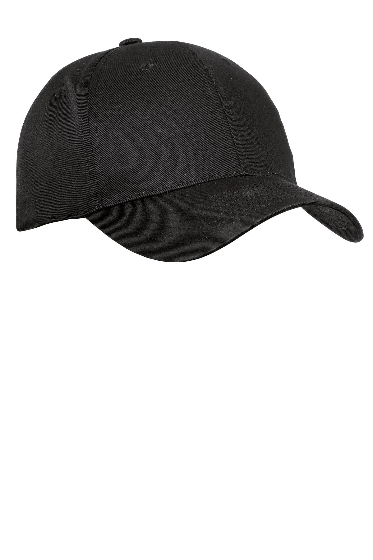 Custom Black Fine Twill Cap C800, personalized by SanCanDo Swag in Argyle, TX