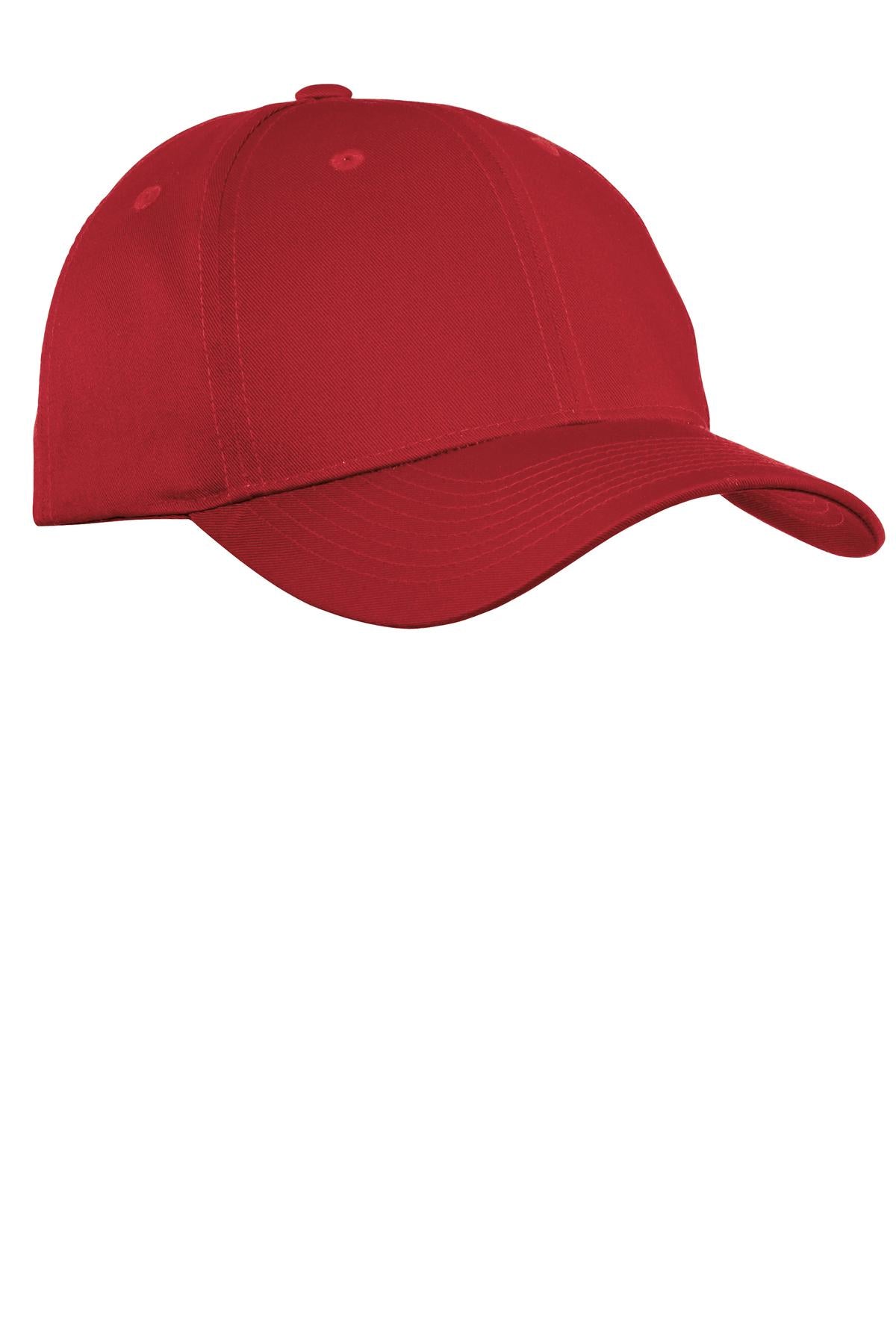 Custom Red Fine Twill Cap C800, personalized by SanCanDo Swag in Argyle, TX