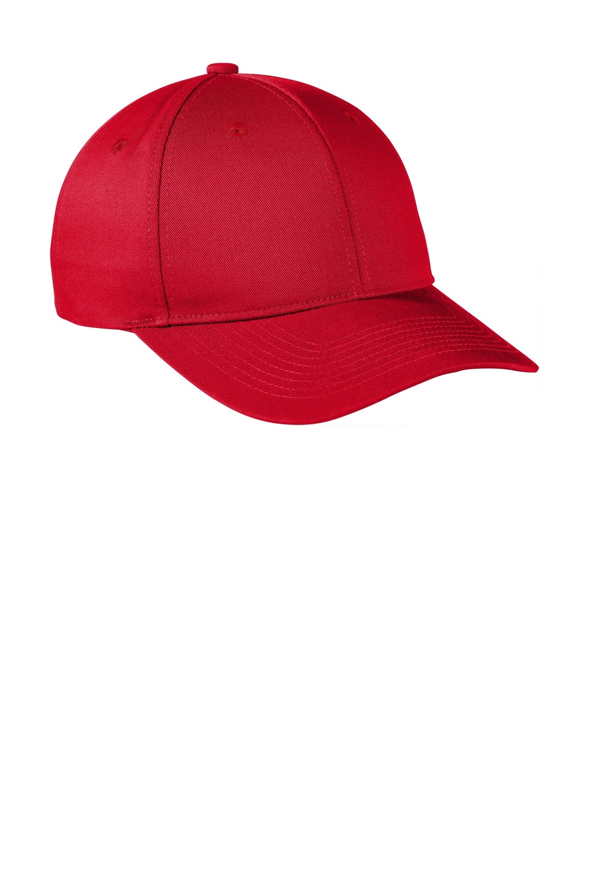Custom Red Snapback Fine Twill Cap C801, personalized by SanCanDo Swag in Argyle, TX