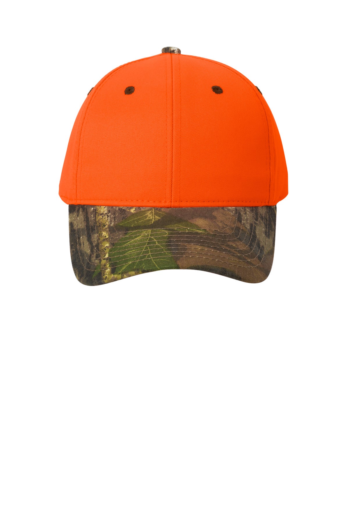 Orange Blaze/ Mossy Oak New Break-Up | Front | hat_front