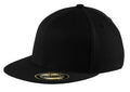 Custom Black Flexfit 210 Flat Bill Cap C808, personalized by SanCanDo Swag in Argyle, TX