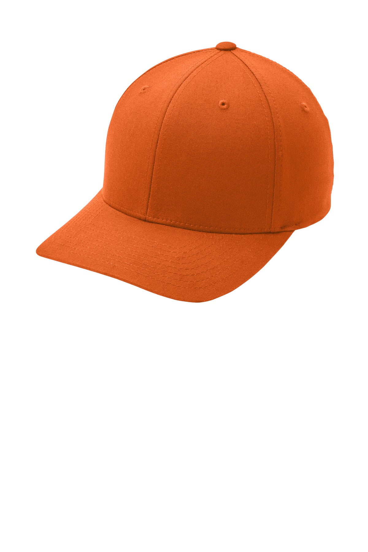Custom Orange Flexfit Cotton Twill Cap C813, personalized by SanCanDo Swag in Argyle, TX
