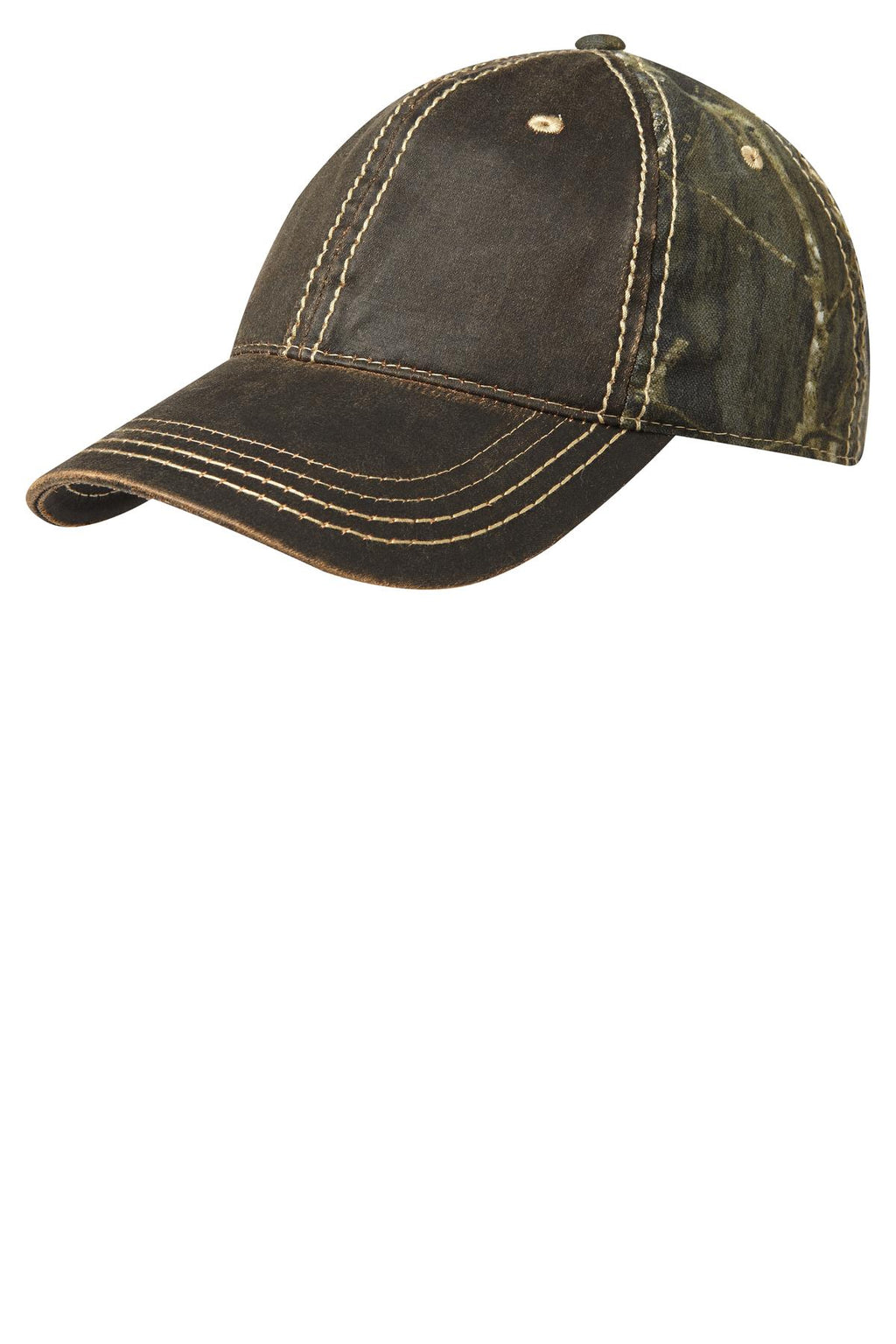Custom Mossy Oak New Break-Up Pigment Print Camouflage Cap C819, personalized by SanCanDo Swag in Argyle, TX